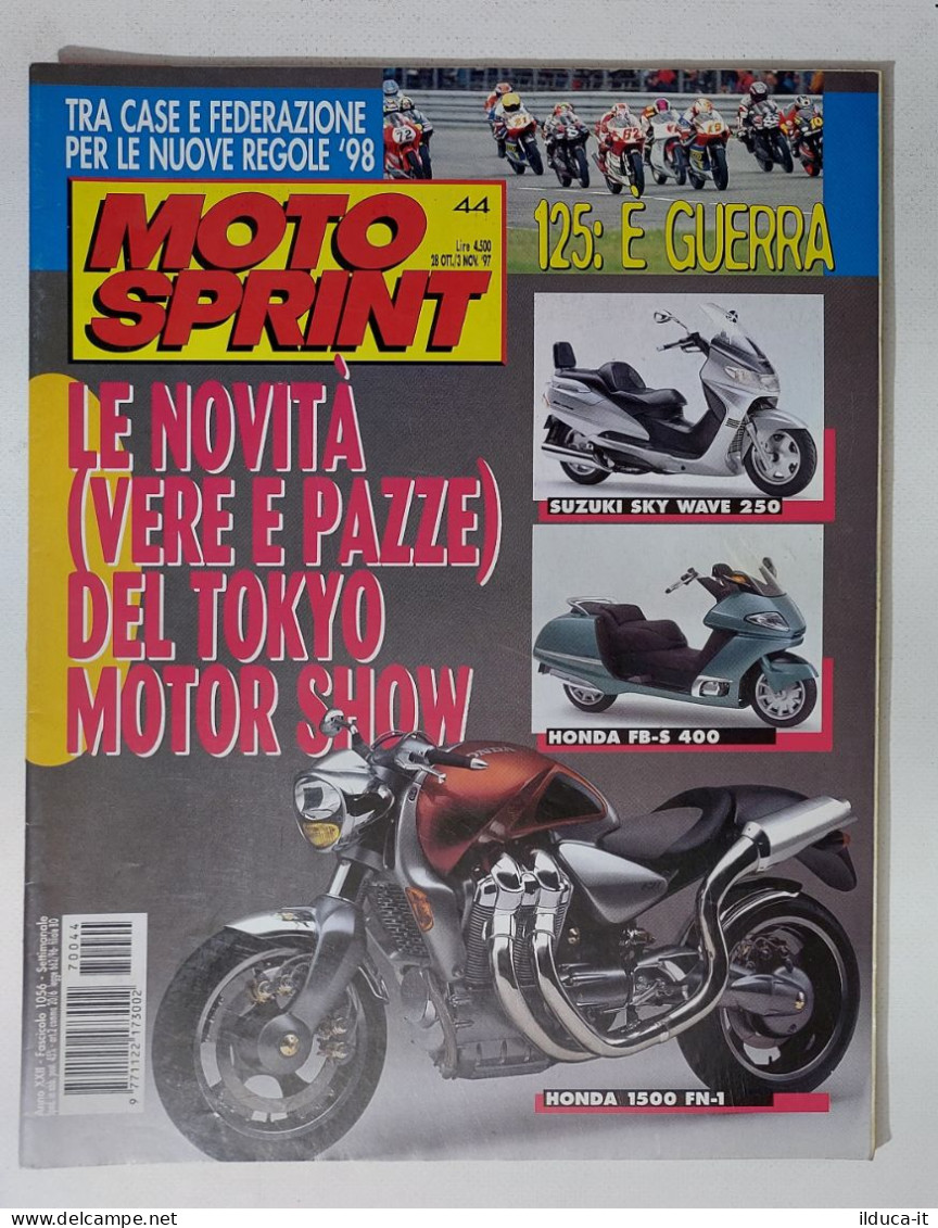 34899 Motosprint A. XXII N. 44 1997 - Salone Tokio Honda 1500 FN-1 - Moteurs