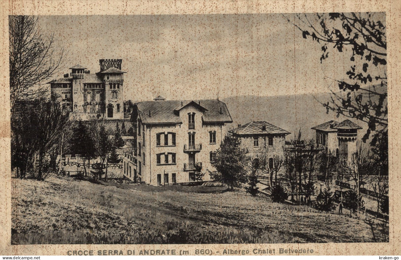 ANDRATE, Torino - Croce Serra - Castello Rubino E Albergo Belvedere - VG - #062 - Altri & Non Classificati