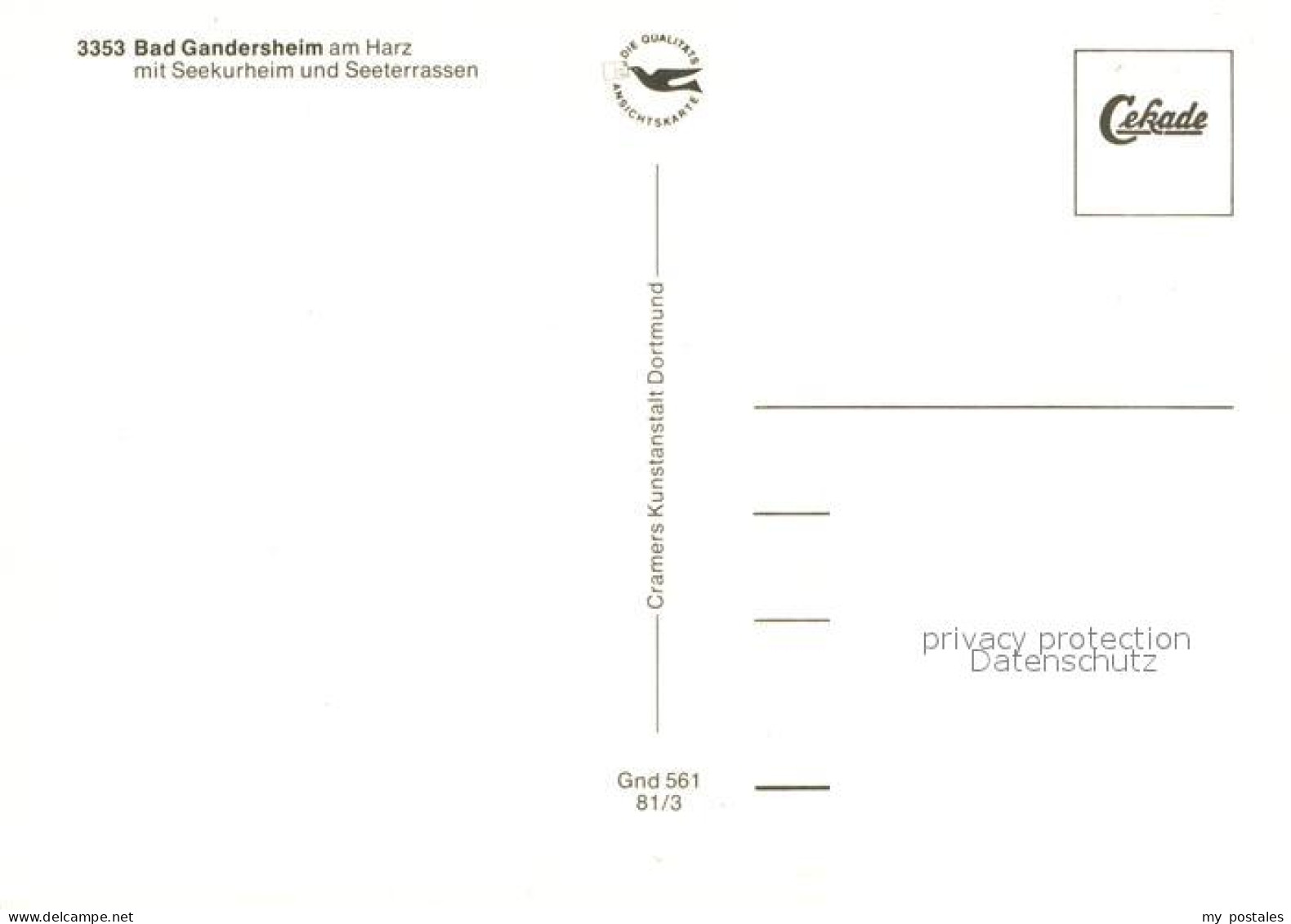 73101095 Bad Gandersheim Fliegeraufnahme Mit Seekurheim Und Seeterrassen Bad Gan - Bad Gandersheim