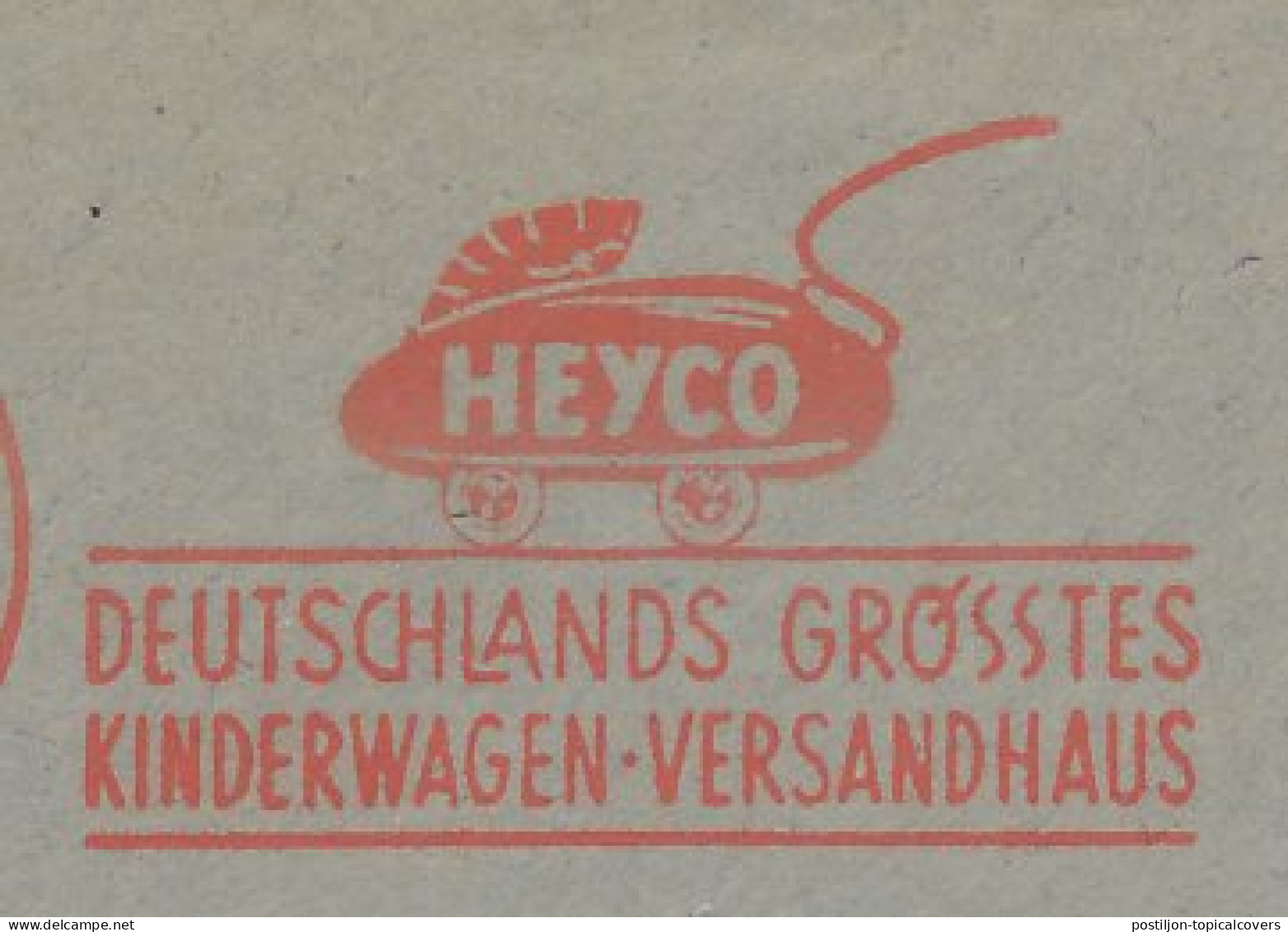 Meter Cover Germany 1953 Pram - Sonstige & Ohne Zuordnung