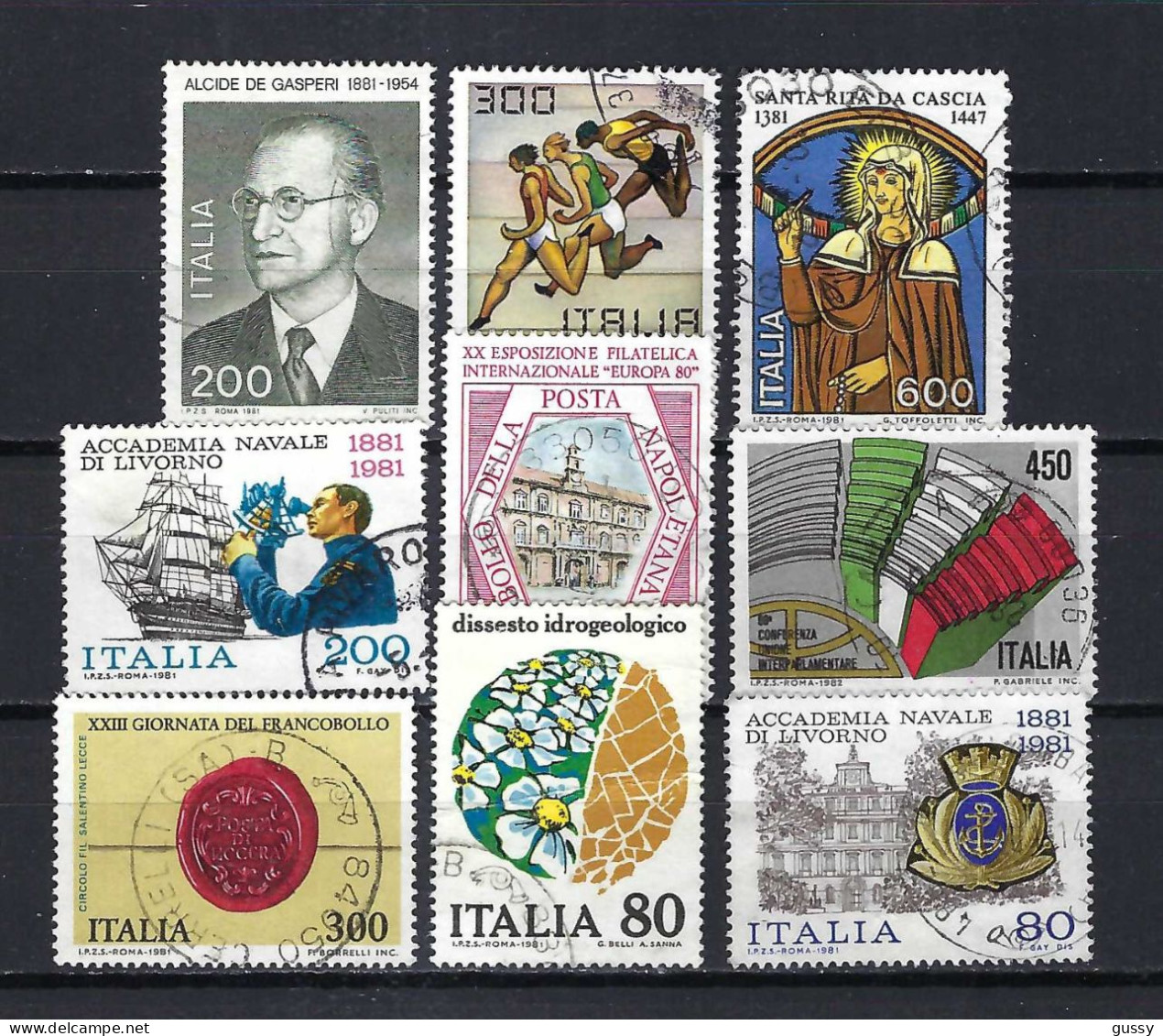 ITALIE Ca. 1981: Lot D' Obl. - 1981-90: Gebraucht