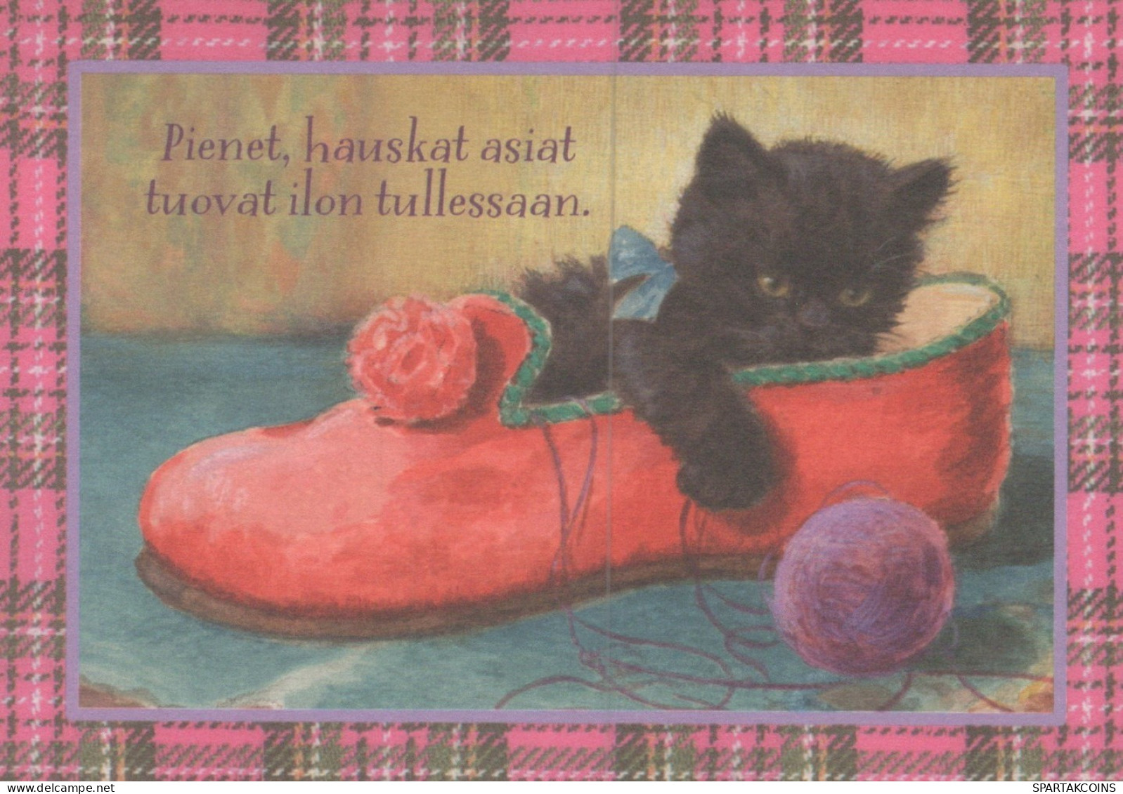 KATZE MIEZEKATZE Tier Vintage Ansichtskarte Postkarte CPSM #PAM404.DE - Cats