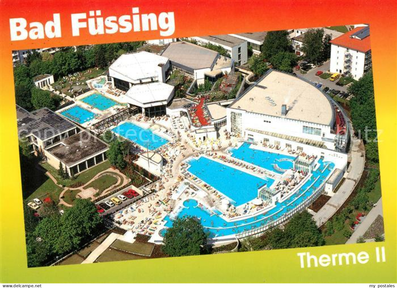 73100988 Bad Fuessing Therme II Fliegeraufnahme Aigen - Bad Fuessing