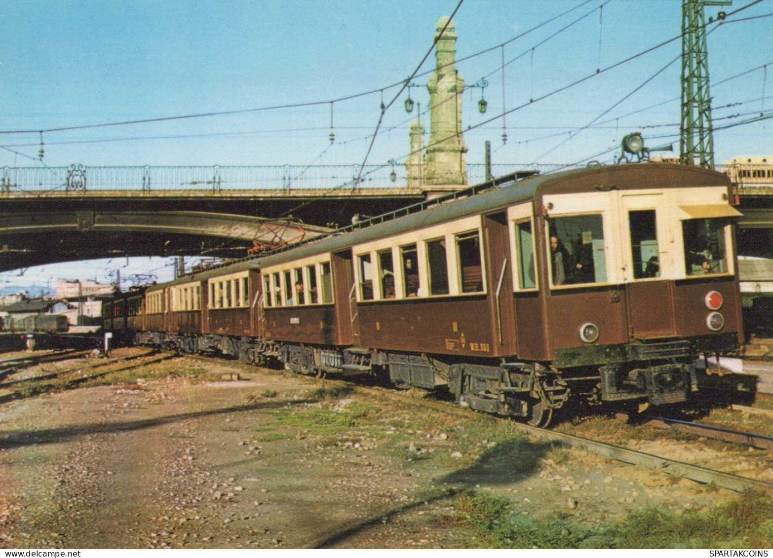 ZUG Schienenverkehr Eisenbahnen Vintage Ansichtskarte Postkarte CPSM #PAA792.DE - Trains
