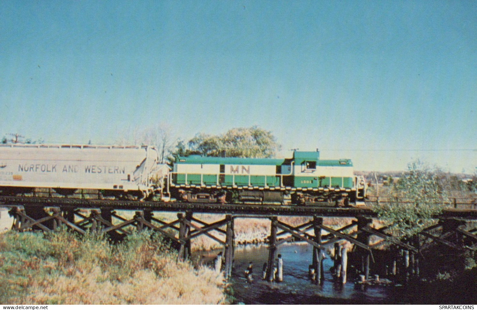 ZUG Schienenverkehr Eisenbahnen Vintage Ansichtskarte Postkarte CPSMF #PAA594.DE - Eisenbahnen