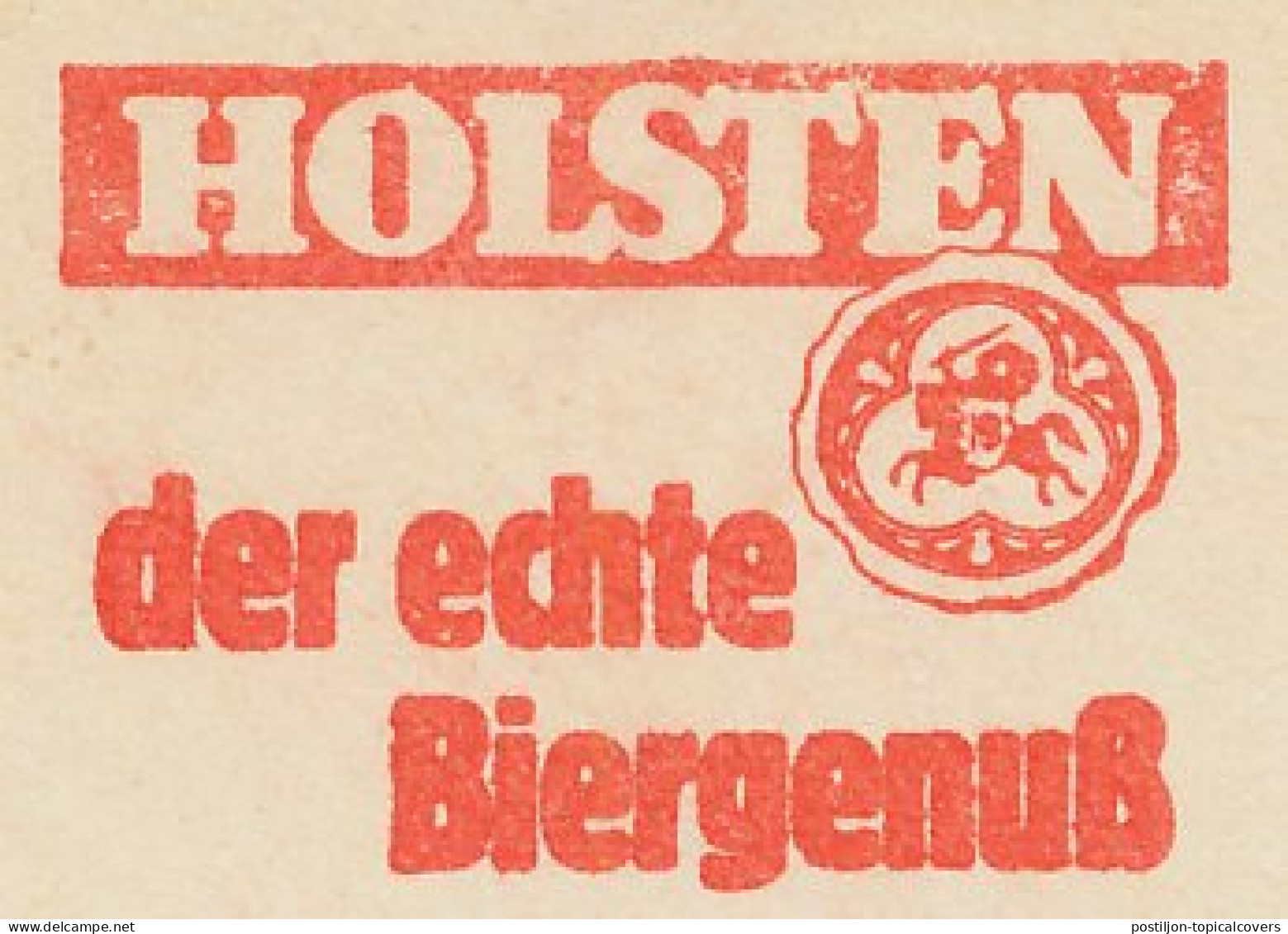 Meter Cut Germany 1969 Beer - Holsten - Wijn & Sterke Drank