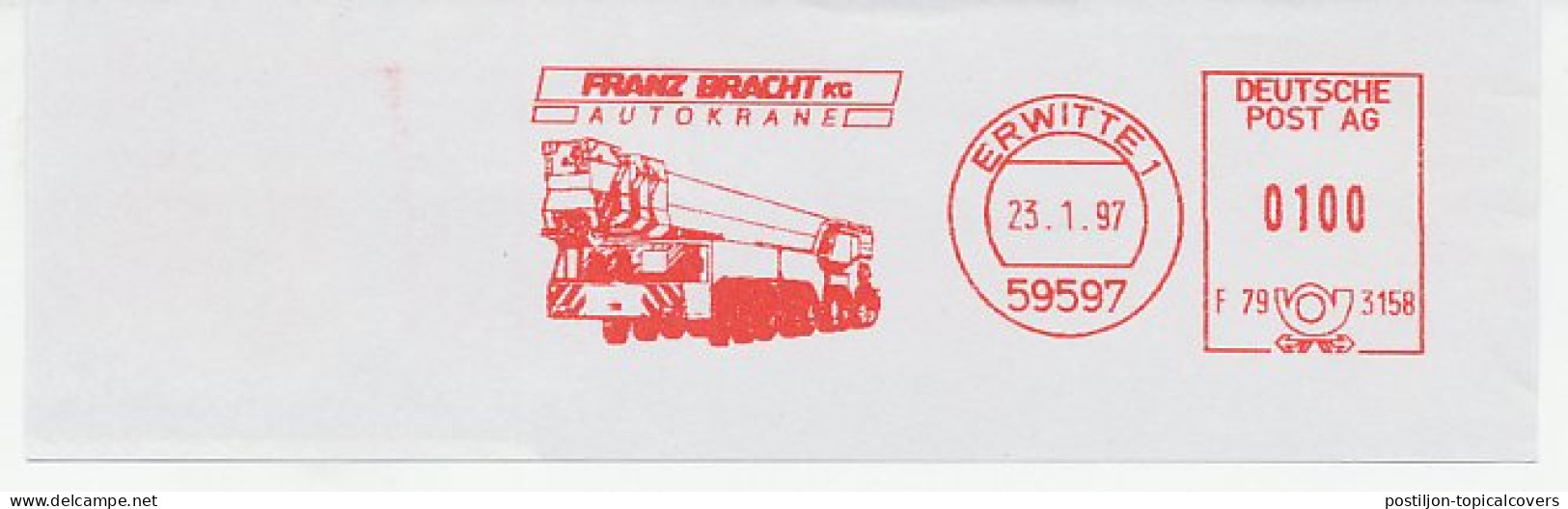 Meter Cut Germany 1997 Truck Crane - Sonstige & Ohne Zuordnung
