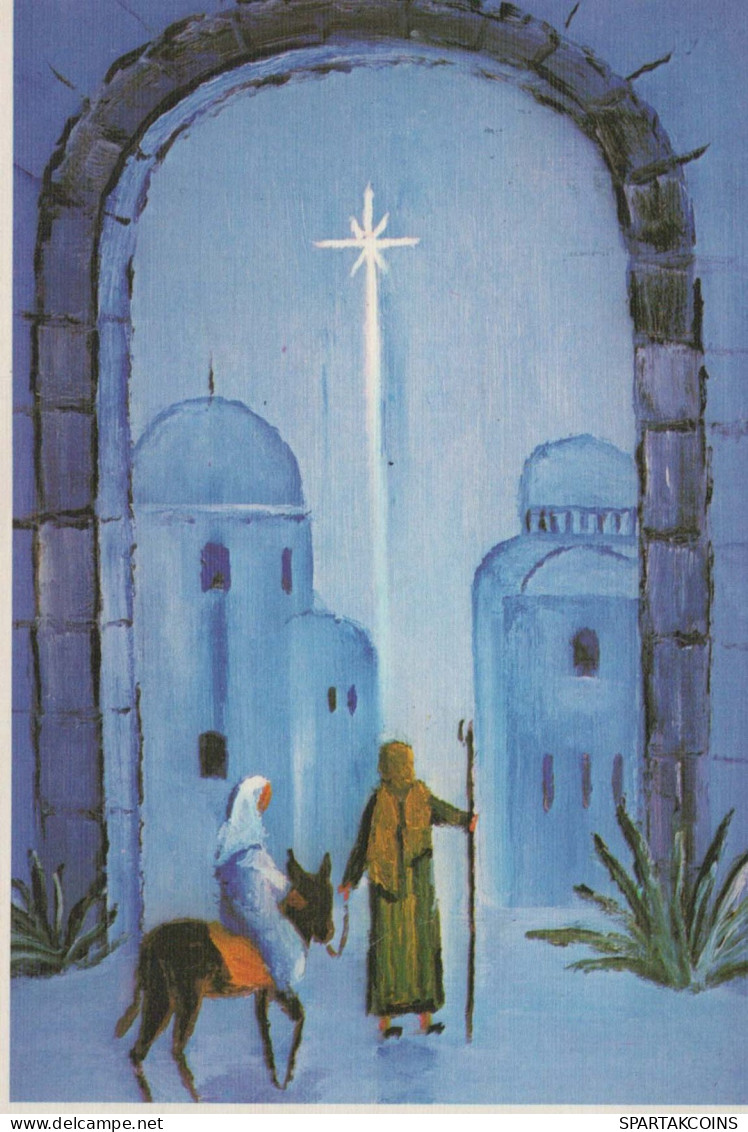 Virgen María Virgen Niño JESÚS Navidad Religión Vintage Tarjeta Postal CPSM #PBP970.ES - Virgen Maria Y Las Madonnas