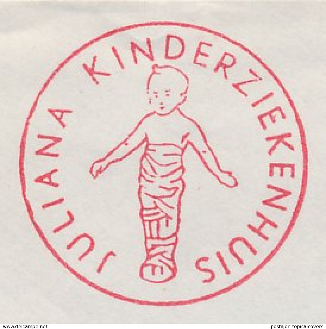 Meter Cover Netherlands 1966 Children S Hospital - Autres & Non Classés