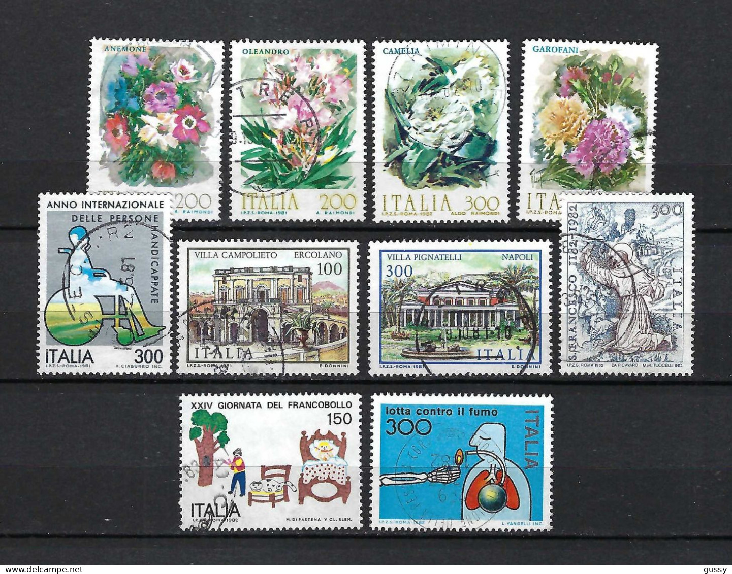 ITALIE Ca. 1981-82: Lot D' Obl. - 1981-90: Used