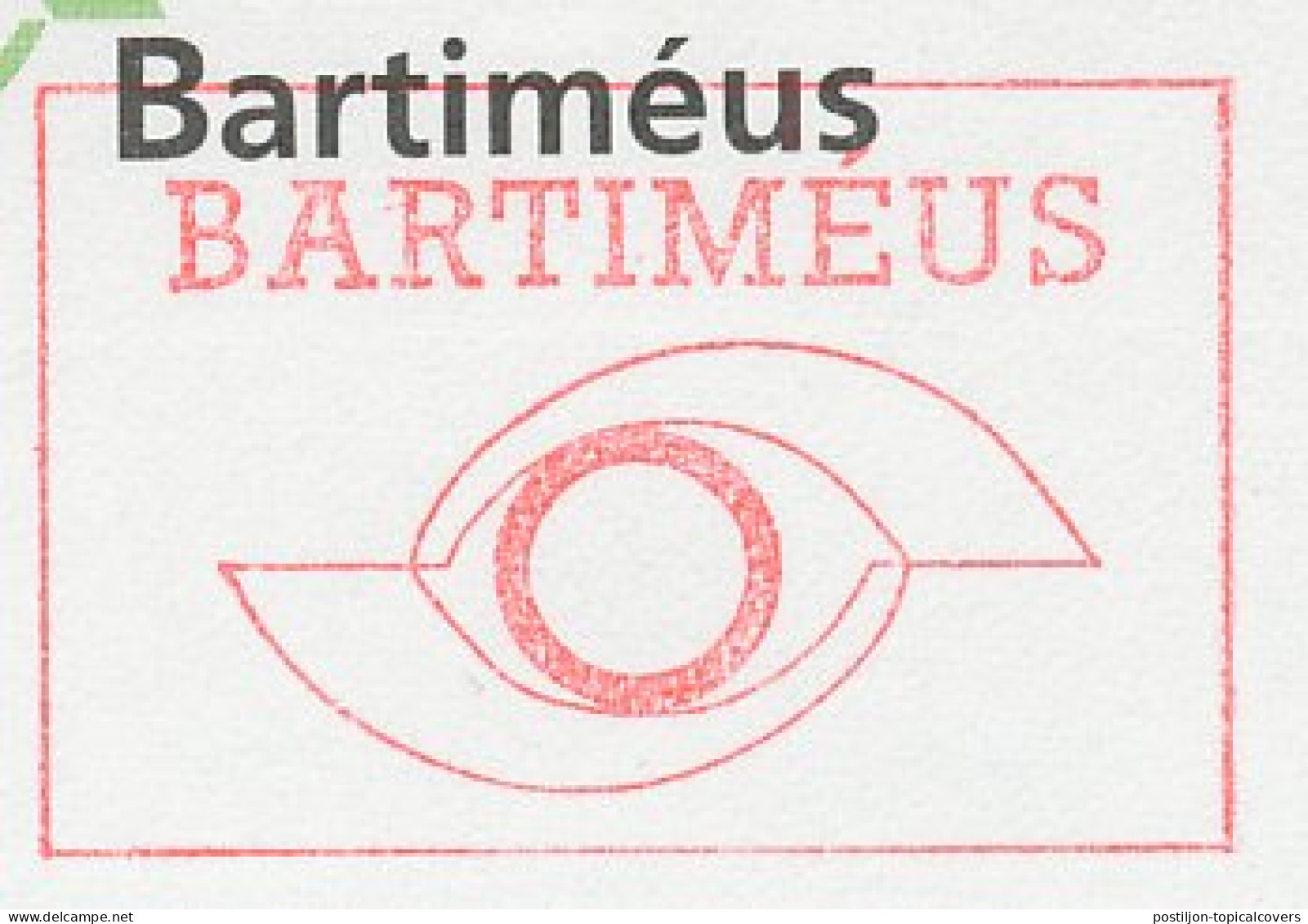 Meter Cut Netherlands 1995 Blind - Bartimeus - Bible - Behinderungen