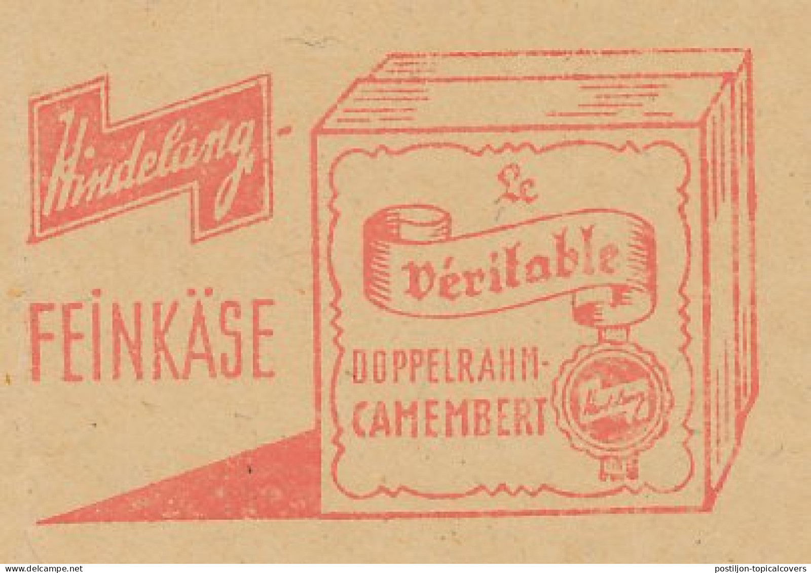 Meter Cut Germany 1963 Cheese - Camembert - Alimentation