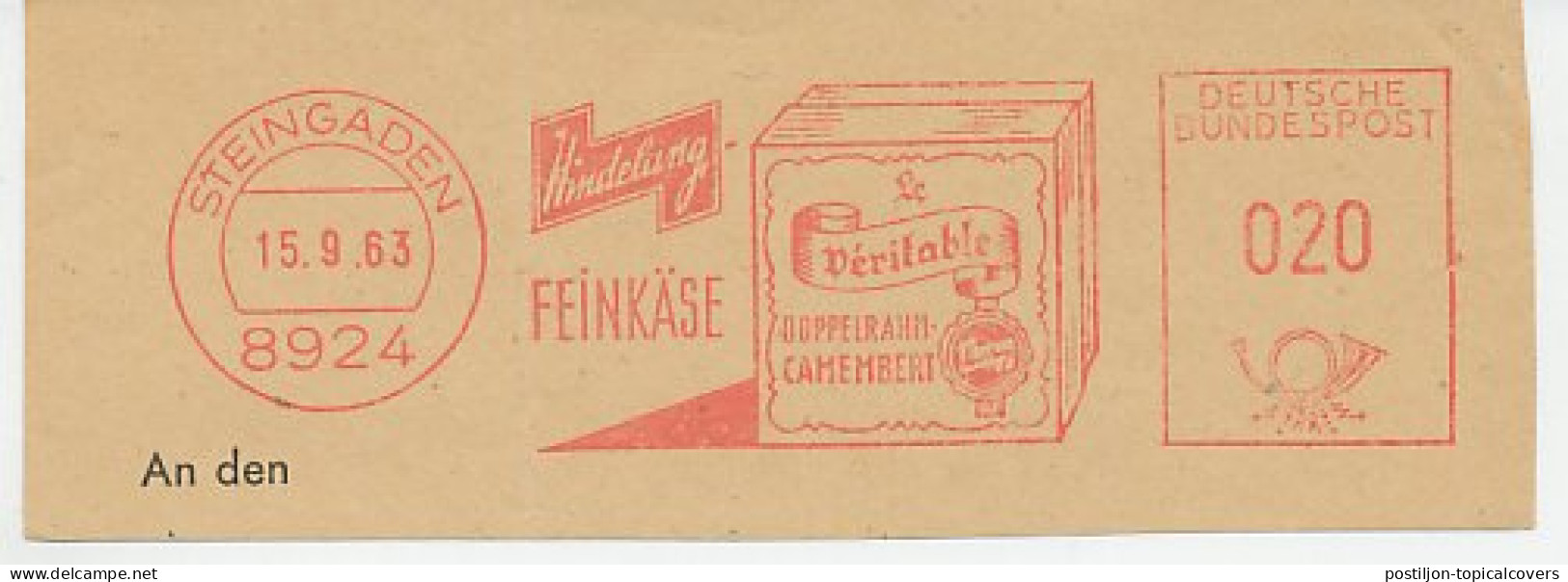 Meter Cut Germany 1963 Cheese - Camembert - Food