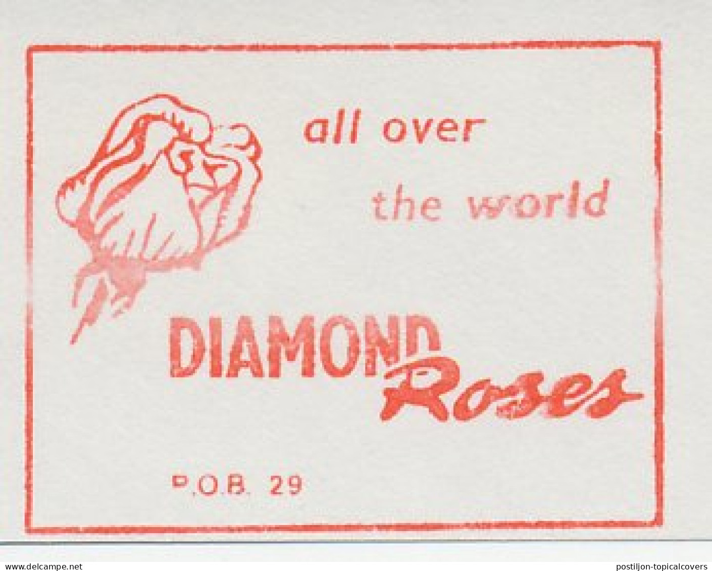 Meter Cut Netherlands 1979 Flower - Diamond Roses - Autres & Non Classés