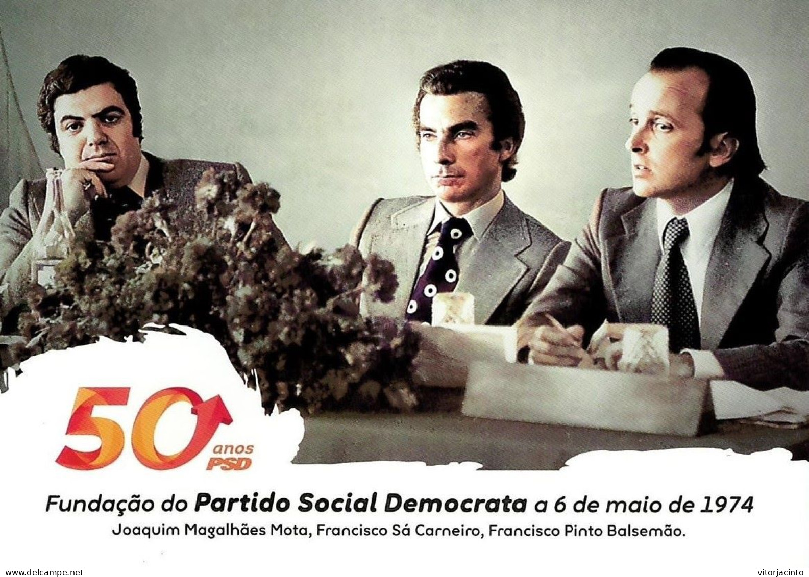 PORTUGAL - PAP N20g - 50 Years Since The Founding Of The Social Democratic Party - Date Of Issue: 2024-05-06 - Entiers Postaux