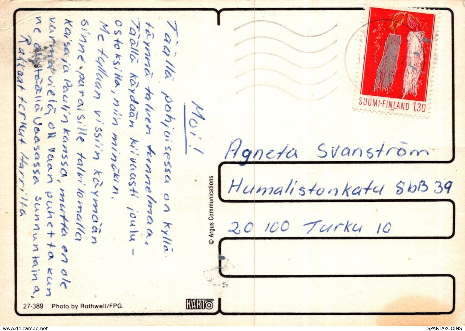 TIGRE GATO GRANDE Animales Vintage Tarjeta Postal CPSM #PAM027.ES - Tigri