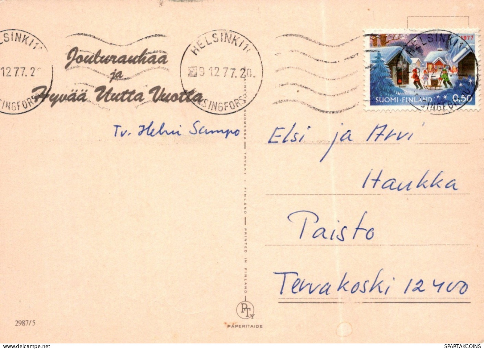 ÁNGEL NAVIDAD Vintage Tarjeta Postal CPSM #PAJ311.ES - Engel