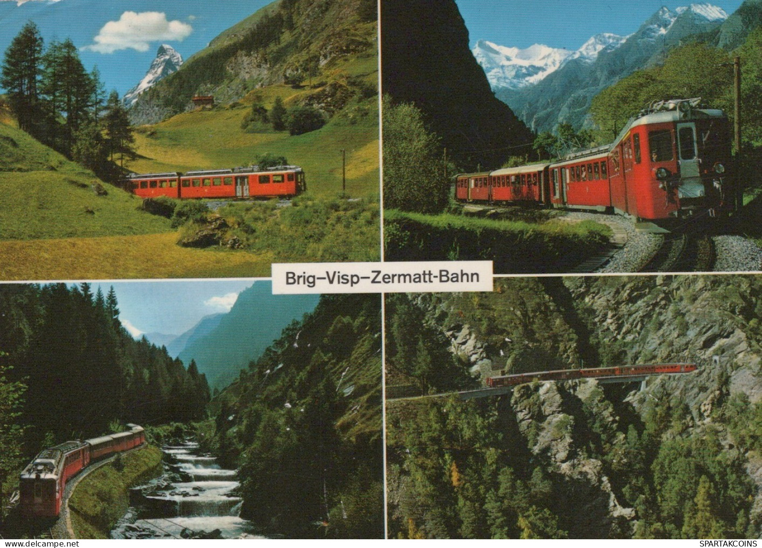 TREN TRANSPORTE Ferroviario Vintage Tarjeta Postal CPSM #PAA922.ES - Eisenbahnen