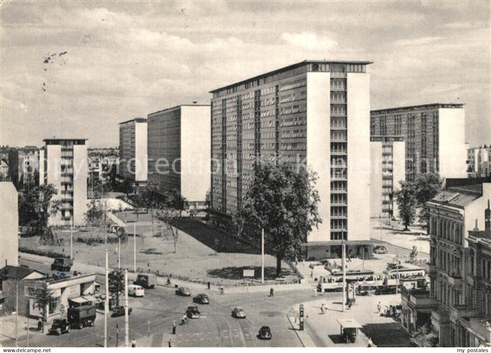 73100648 Hamburg Wohnhochhaeuser Grindel Hamburg - Andere & Zonder Classificatie