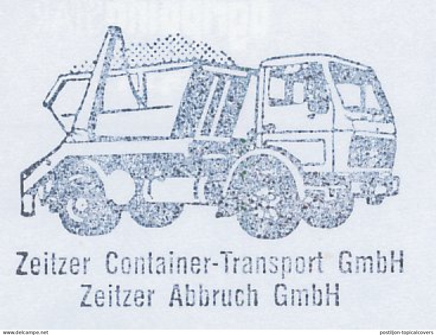 Meter Cut Germany 2001 Container Truck - Altri & Non Classificati