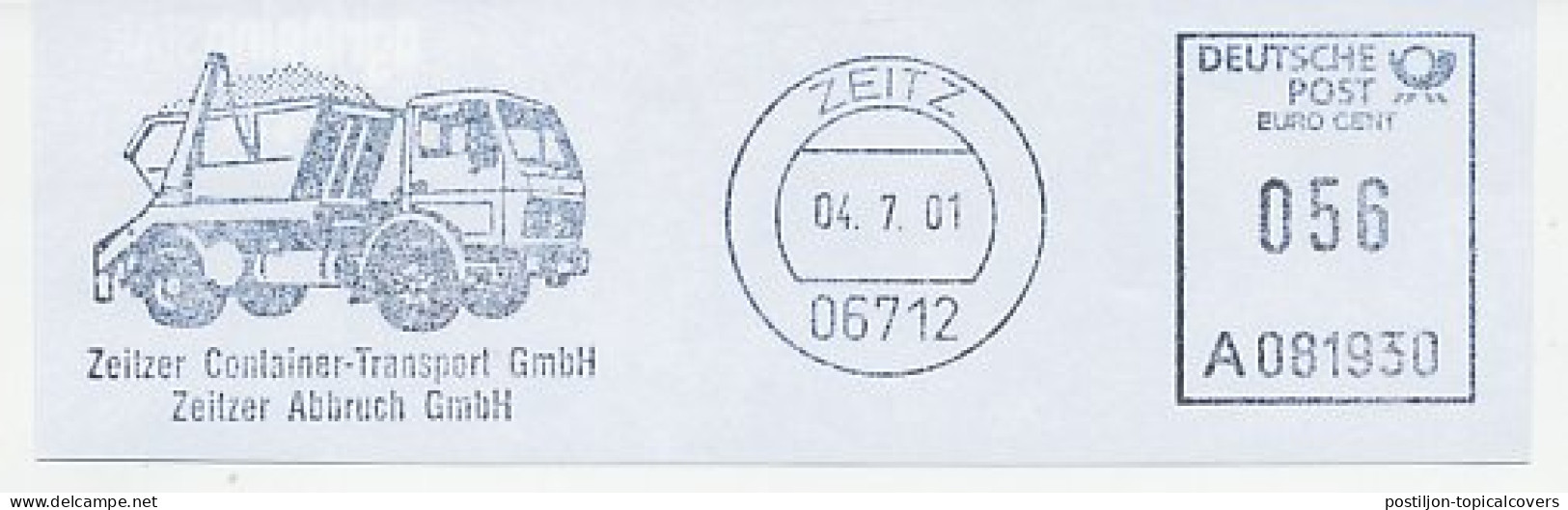 Meter Cut Germany 2001 Container Truck - Other & Unclassified