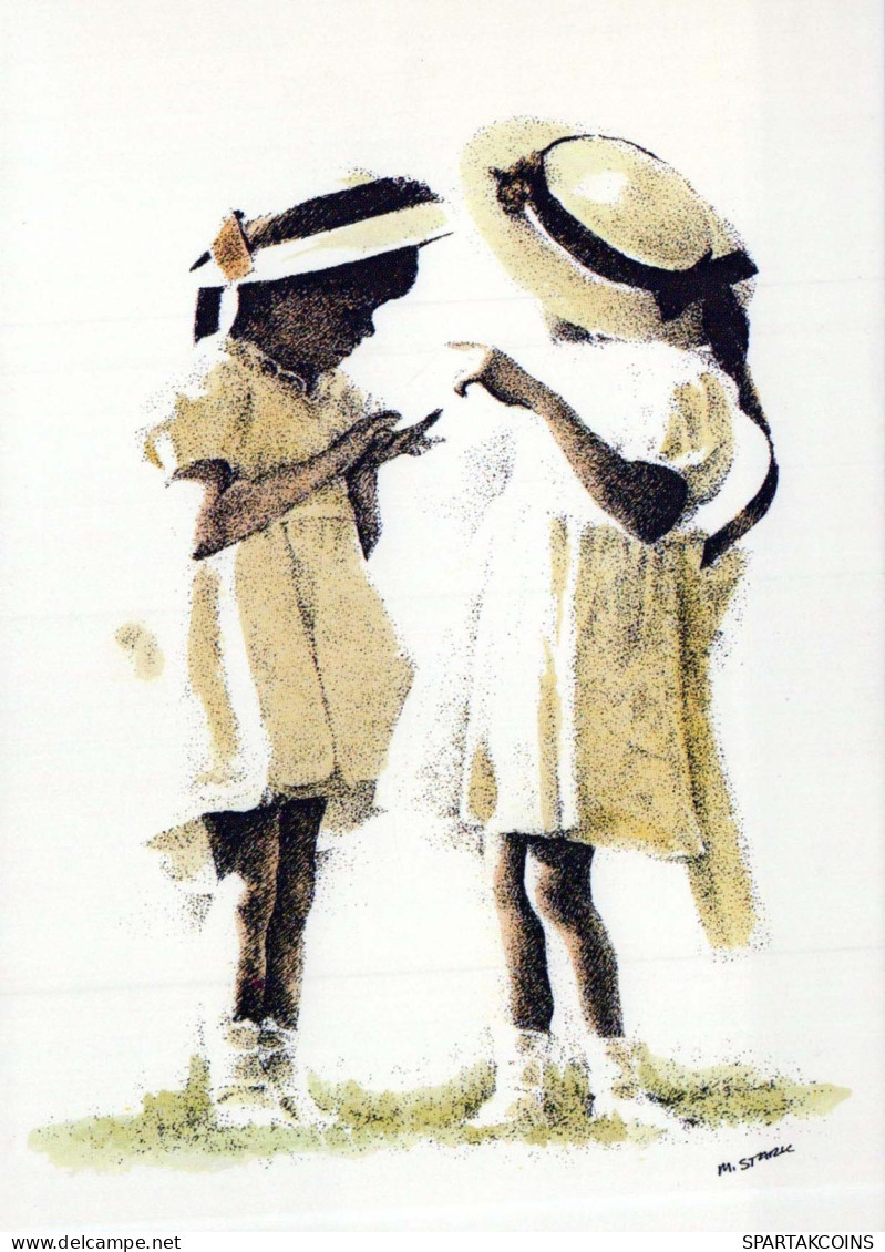 ENFANTS ENFANTS Scène S Paysages Vintage Carte Postale CPSM #PBU208.FR - Scenes & Landscapes