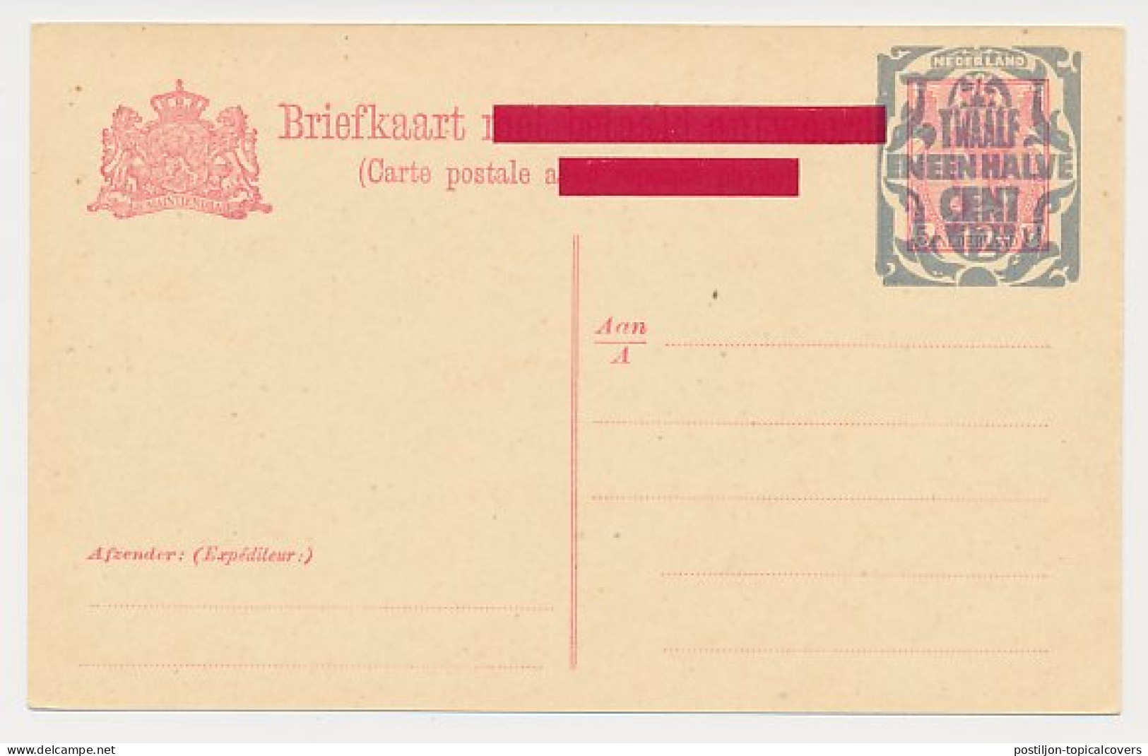 Briefkaart G. 210 A  - Ganzsachen