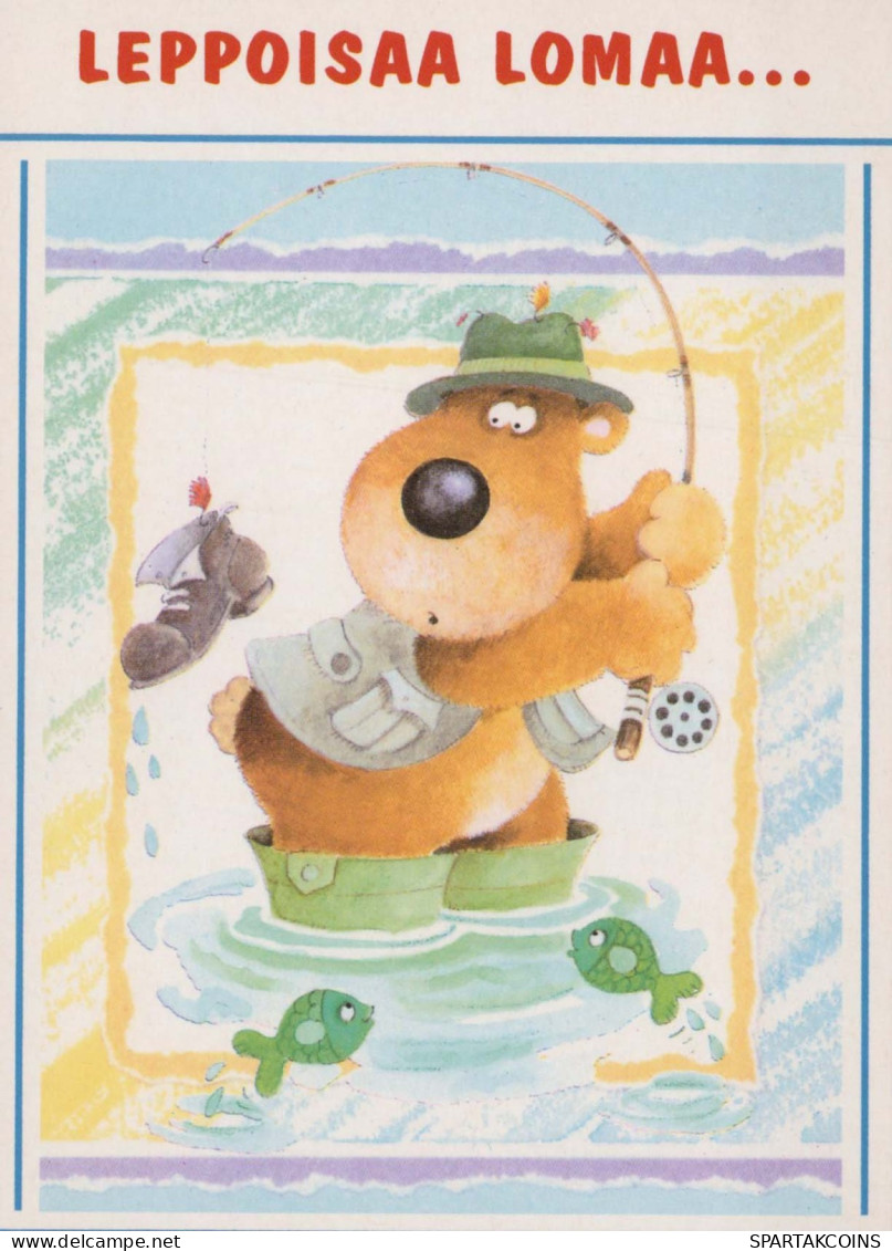 OURS Animaux Vintage Carte Postale CPSM #PBS139.FR - Bären