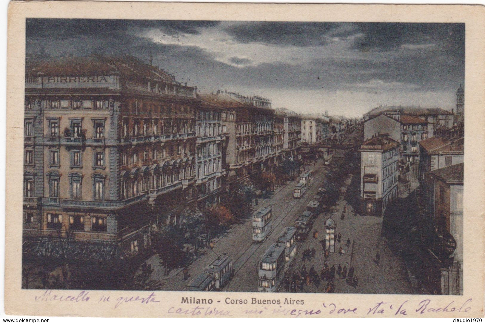 MILANO - CARTOLINA  - VIAGGIATA PER BASSANO VENETO (VICENZA) - 1925 - Milano (Mailand)