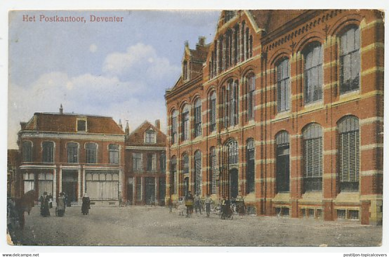 Prentbriefkaart Postkantoor Deventer  - Other & Unclassified