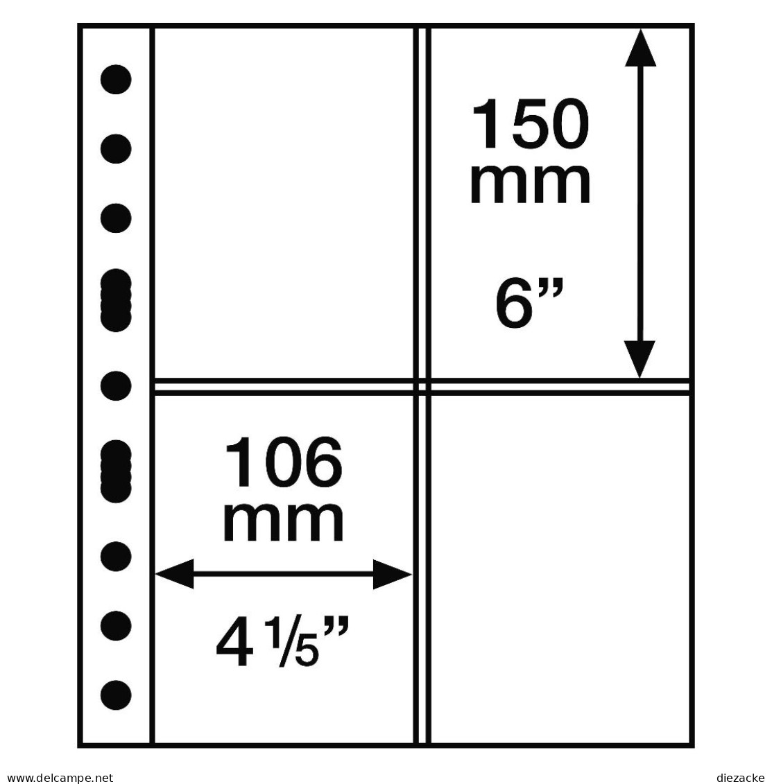 Leuchtturm Hüllen Klar Grande 2CT (5er Pack) 337553 Neu ( - Other & Unclassified