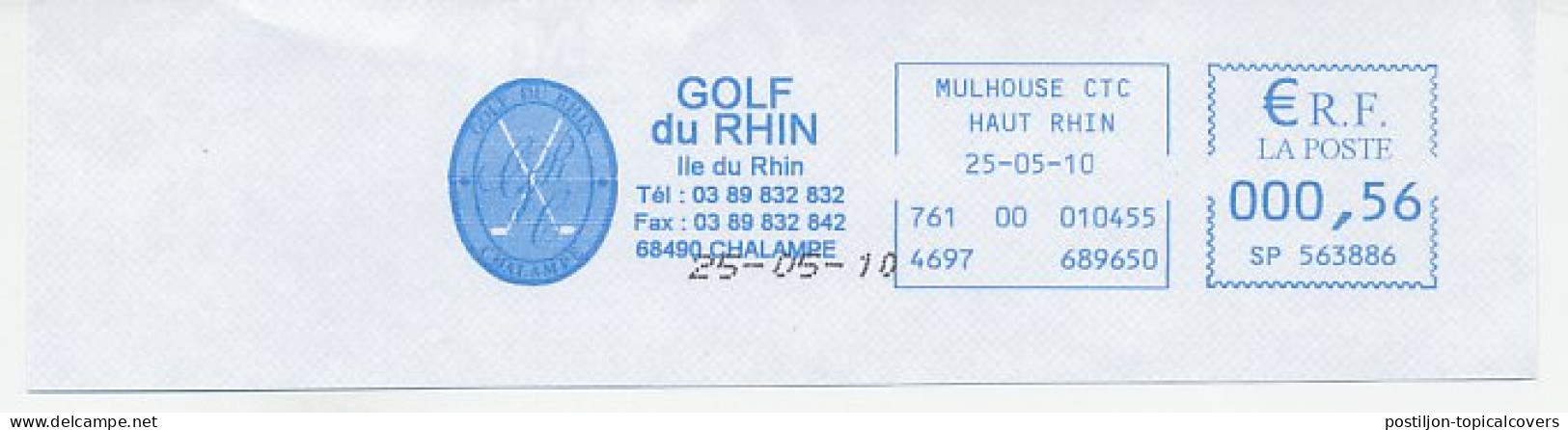 Meter Cut France 2010 Golf Du Rhin - Chalampe - Altri & Non Classificati