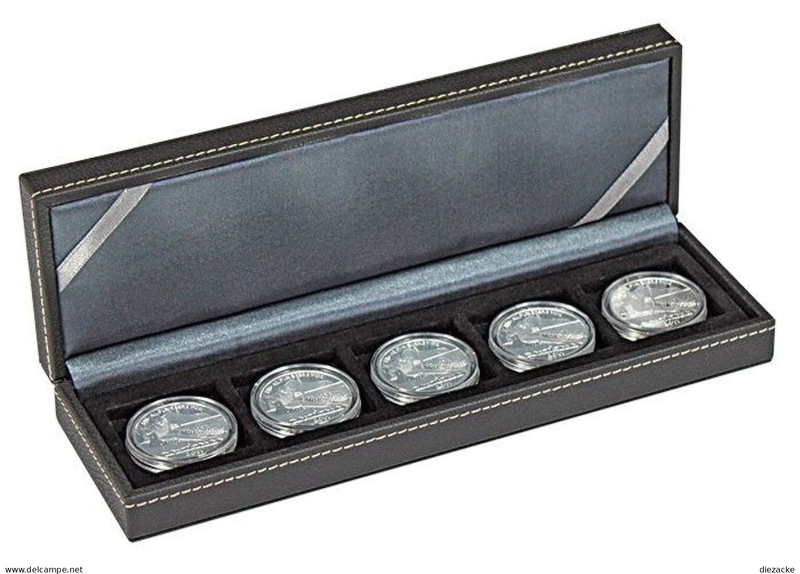 Lindner Münzkassette NERA S 2362-5 Mit 5 Fächern Für Münzen Bis Außen-Ø 40mm Neu - Matériel