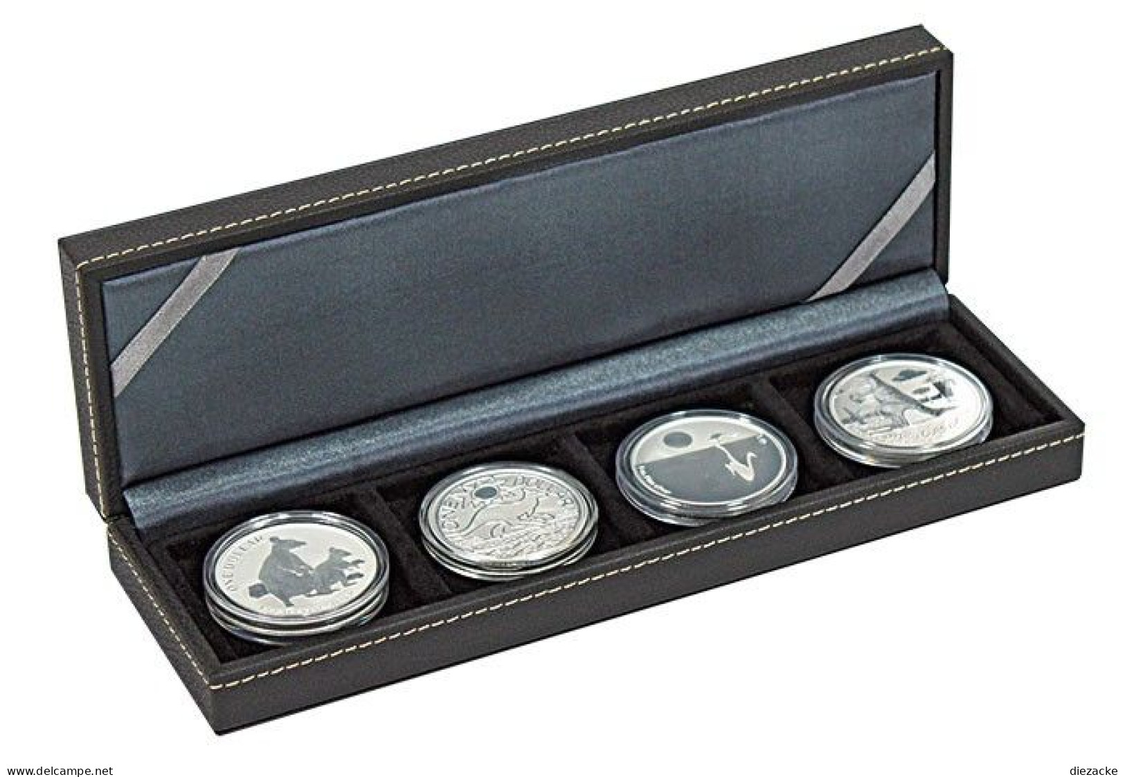 Lindner Münzkassette NERA S 2362-4 Mit 4 Fächern Für Münzen Bis Außen-Ø 52mm Neu - Materiaal