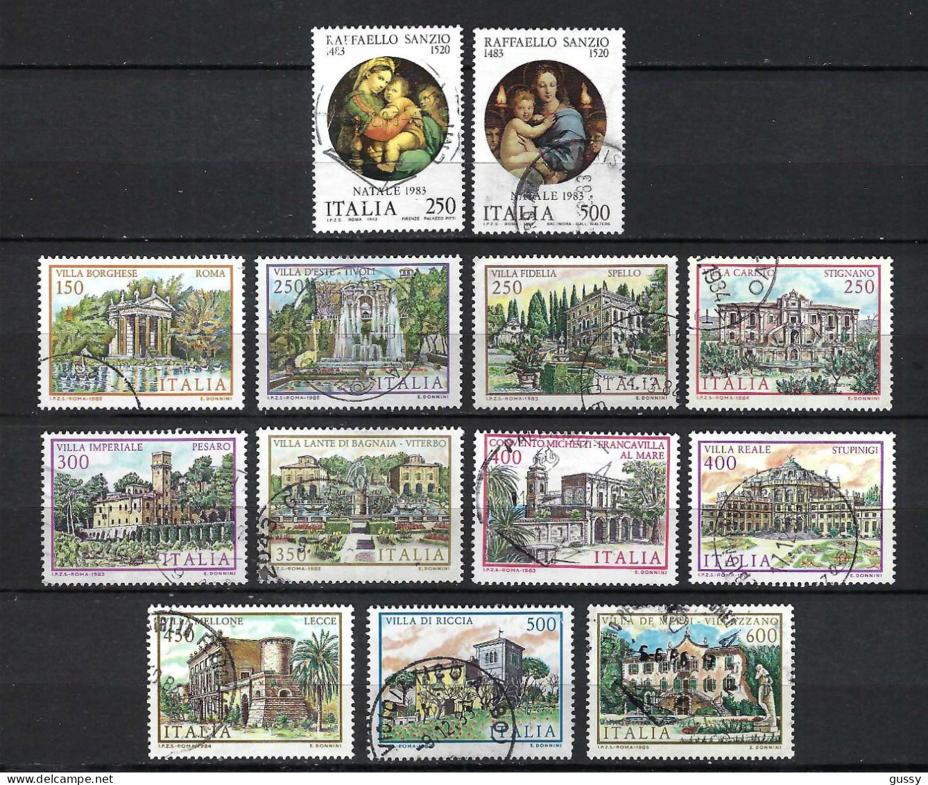 ITALIE Ca. 1983-84: Lot D' Obl. - 1981-90: Usati