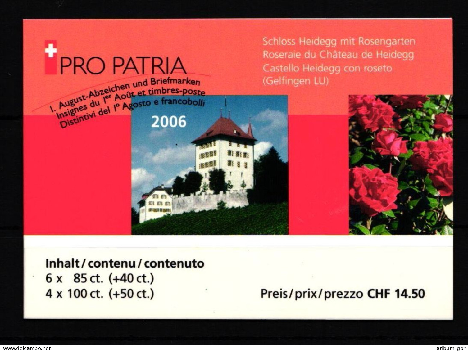 Schweiz MH 0-145 Postfrisch Markenheftchen #HB906 - Booklets