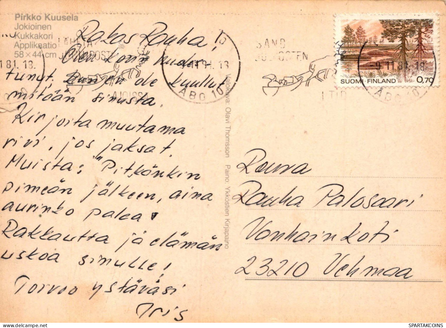 FLEURS Vintage Carte Postale CPSM #PAR594.FR - Blumen