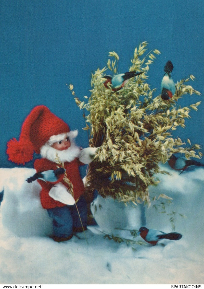 PÈRE NOËL NOËL Fêtes Voeux Vintage Carte Postale CPSM #PAK055.FR - Santa Claus