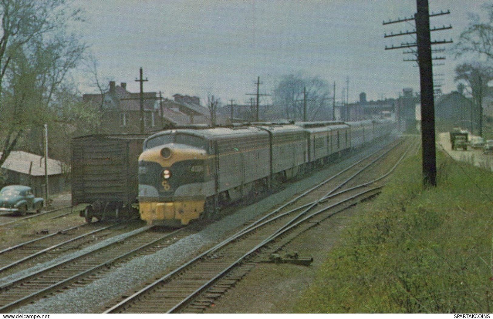 Transport FERROVIAIRE Vintage Carte Postale CPSMF #PAA447.FR - Trains