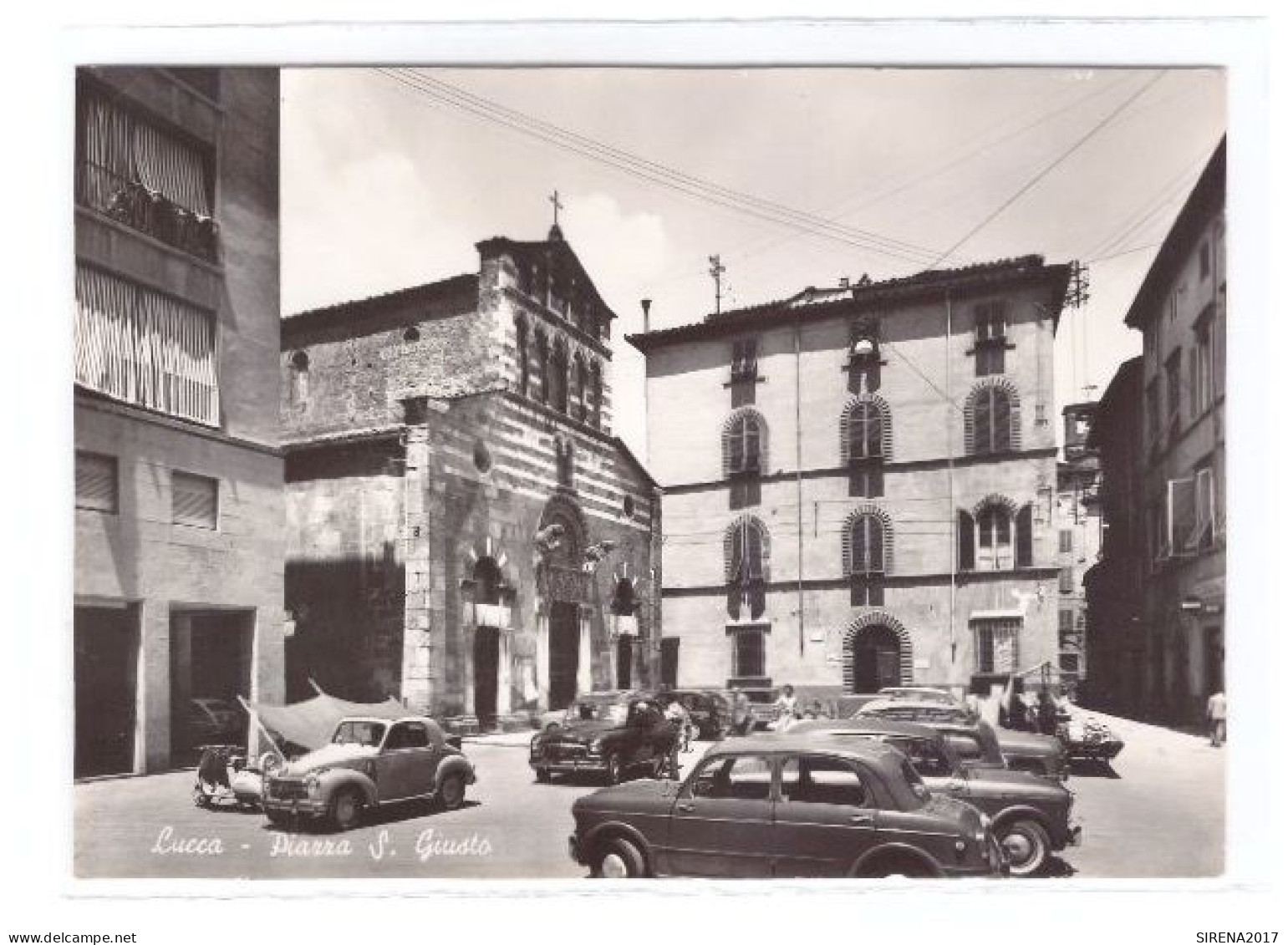 LUCCA - PIAZZA SAN GIUSTO - NON VIAGGIATA - Lucca