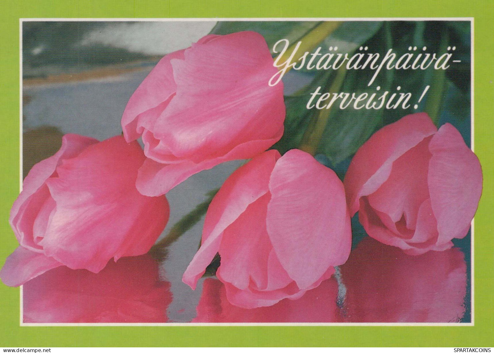 FLOWERS Vintage Postcard CPSM #PBZ540.GB - Fiori