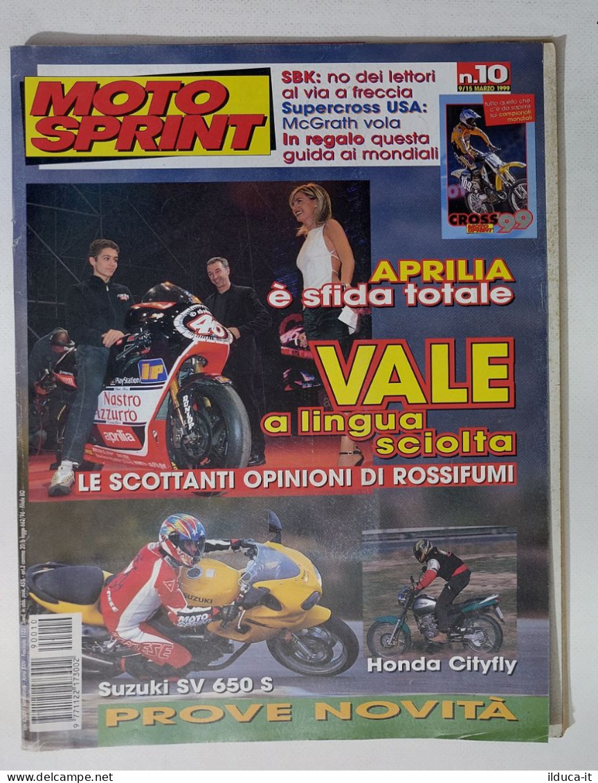 34947 Motosprint 1999 A. XXIV N. 10 - Suzuki SV 650 S / Honda Cityfly + Inserto - Engines