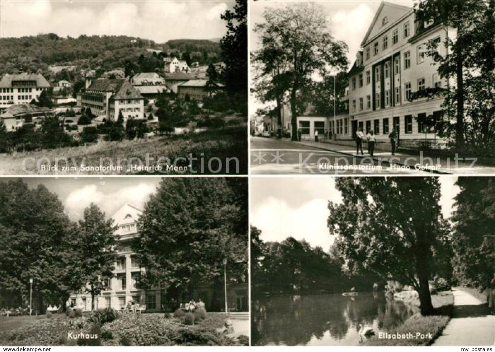 73100555 Bad Liebenstein Sanatorien Heinrich Mann Hugo Gefroi Kurhaus Elisabeth  - Bad Liebenstein