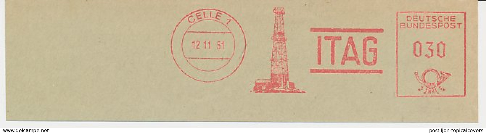 Meter Cut Germany 1951 Derrick - ITAG - Other & Unclassified