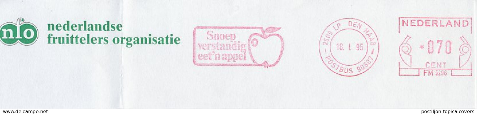 Meter Top Cut Netherlands 1995 Fruit - Relish Wise - Eat An Apple - Frutta