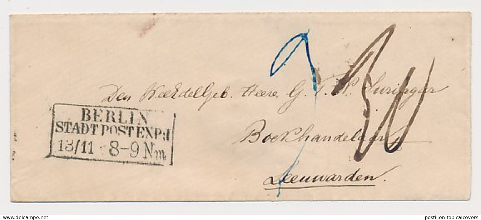 Berlin Duitsland - Leeuwarden 1854 - ...-1852 Prephilately