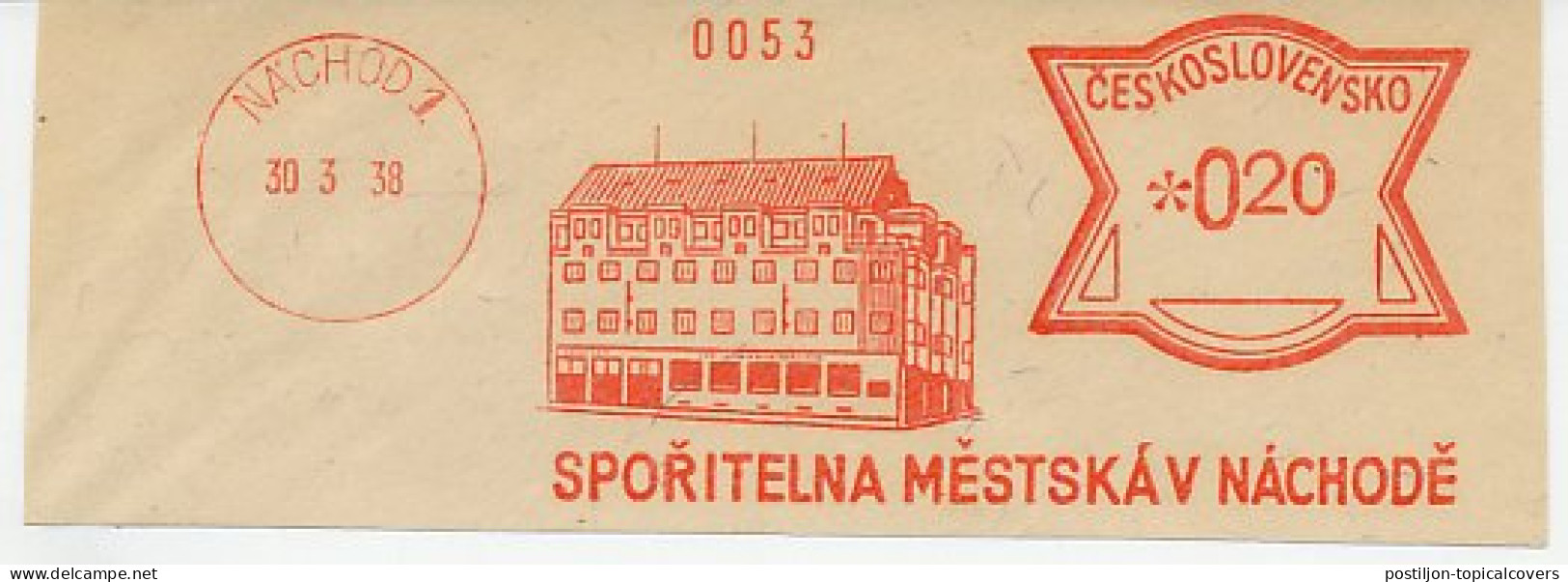 Meter Cut Czechoslovakia 1938 Savings Bank  - Unclassified