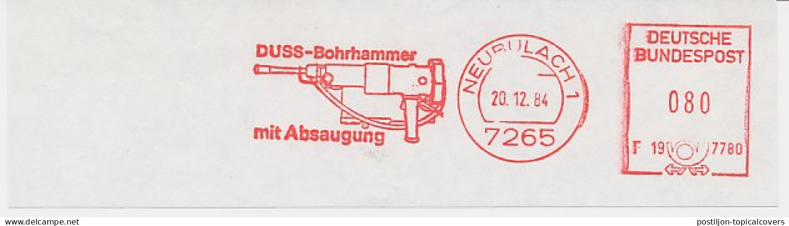 Meter Cut Germany 1984 Jack-hammer - Autres & Non Classés