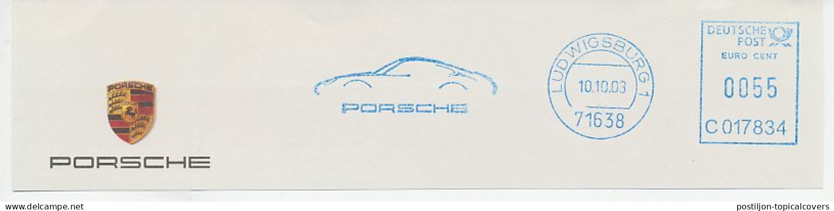 Meter Top Cut Germany 2003 Car - Porsche - Voitures