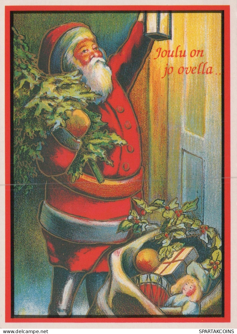 SANTA CLAUS CHRISTMAS Holidays Vintage Postcard CPSM #PAK815.GB - Kerstman
